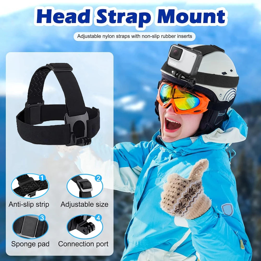 Chest and Head Strap Phone Holder