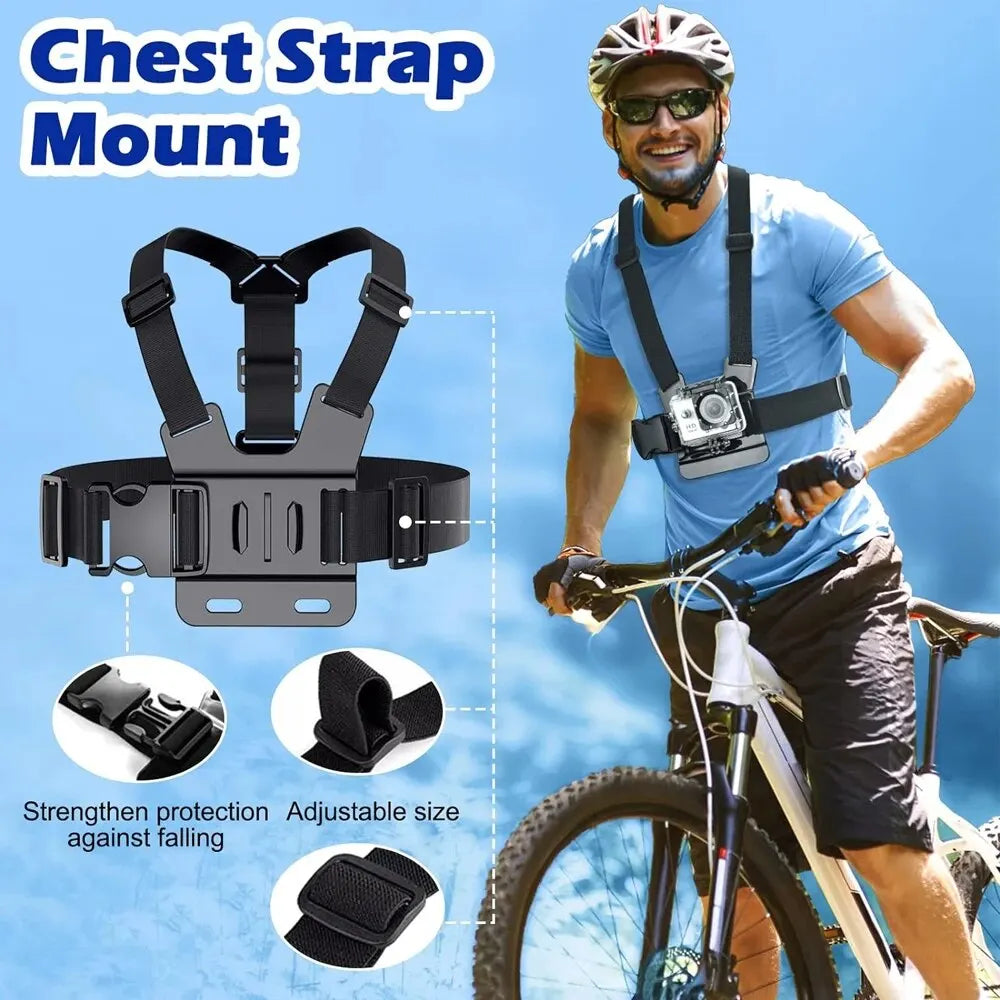 Chest and Head Strap Phone Holder