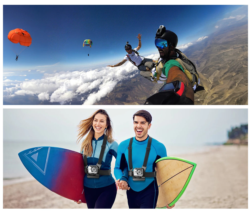 Chest and Head Strap Phone Holder