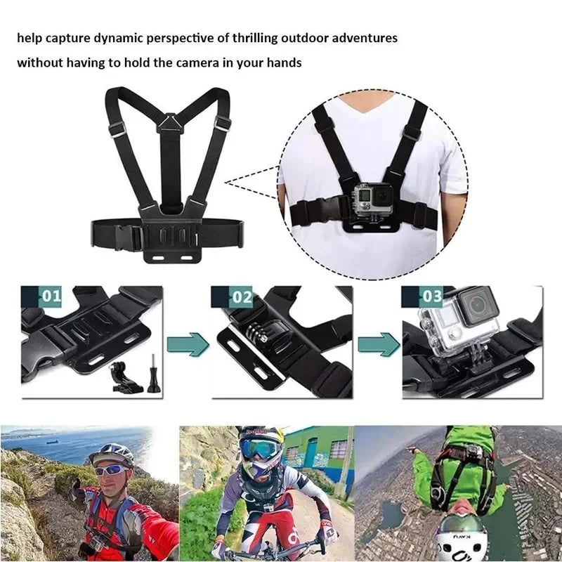 Chest and Head Strap Phone Holder